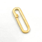 20MM Gold-Plated Matte Sterling Silver Clasp